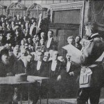 1918 Regele Ferdinand vorbind în faţa primului Parlament al României Mari