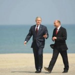 2008 George Bush and Traian Basescu