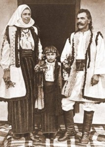 Familie de tarani romani