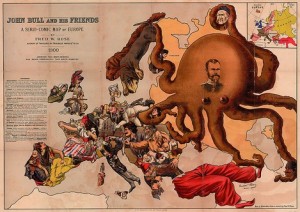 harta geopolitica a europei 1900