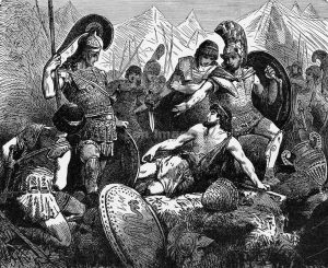 Codrus of Athens dies during battle with Dorians