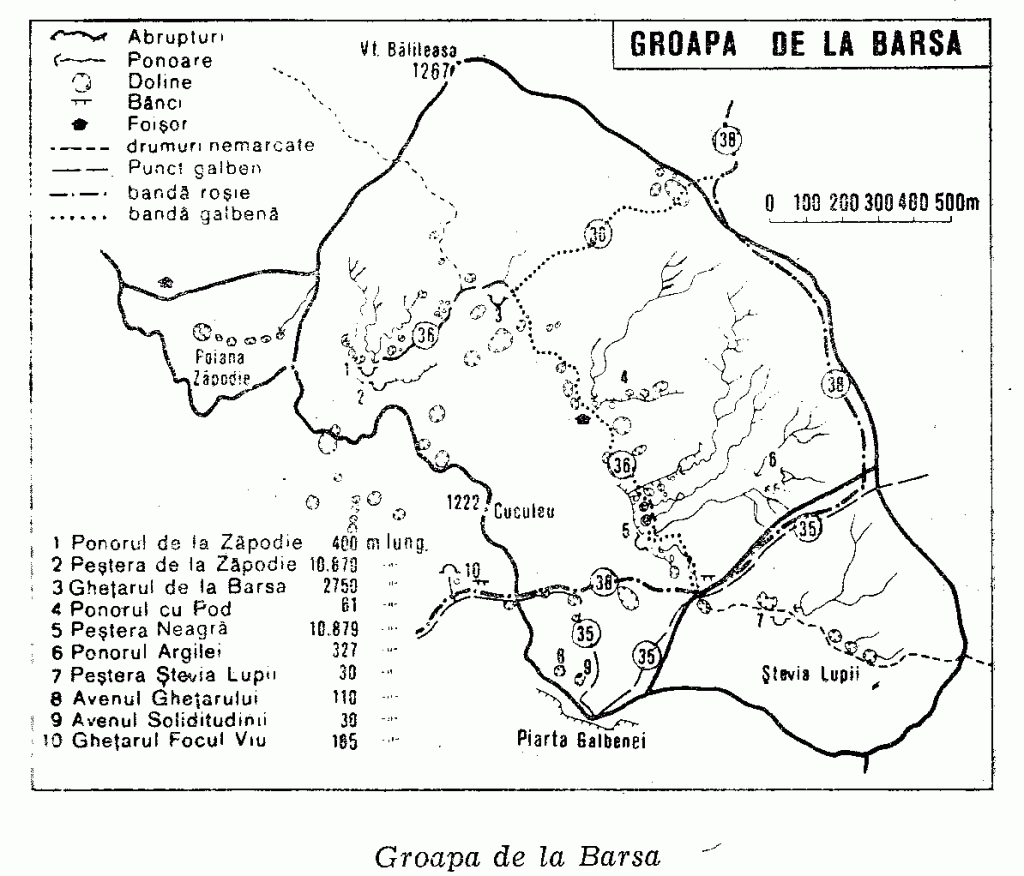 harta groap de la Bârsa