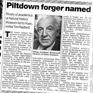 piltdown man hoax