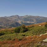 Vedere din Tarnița Bârsanului Traseul de Creasta intre Saua Gargalau 1907m si Tarnita La Cruce 1985m Muntii Rodnei