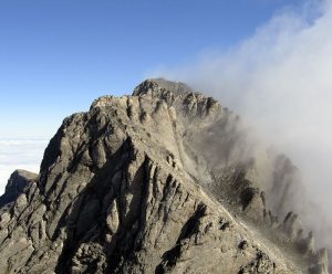 Mytikas varful muntelui Olimp din Tesalia