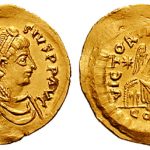 Gold semissis of Emperor Anastasius I (r. 491–518)