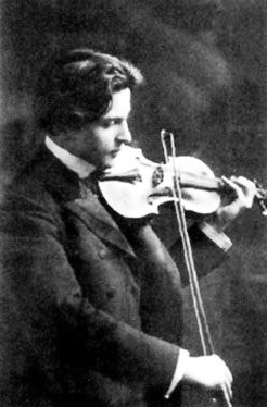 George Enescu si vioara lui